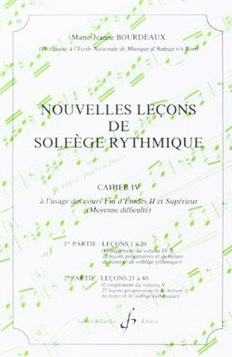 Nouvelles Lecons de Solfege Rythmique Volume 4