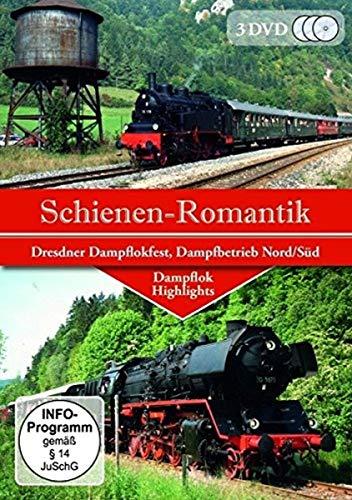 Schienen-Romantik - Dampflok Highlights - Dresdner Dampflokfest, Dampfbetrieb Nord/Süd [3 DVDs]