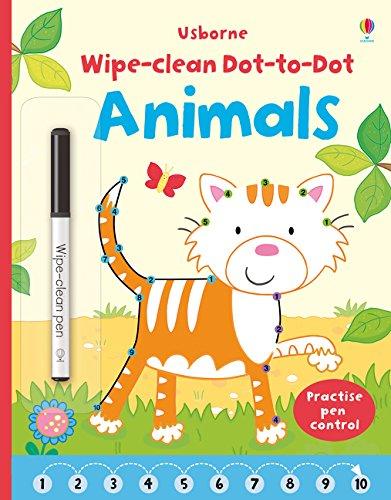 Wipe Clean Dot-to-Dot Animals (Wipe-clean Books)