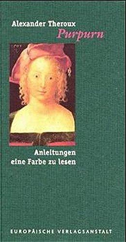 Purpurn. Anleitungen eine Farbe zu lesen