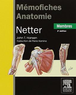 Mémofiches anatomie Netter : membres