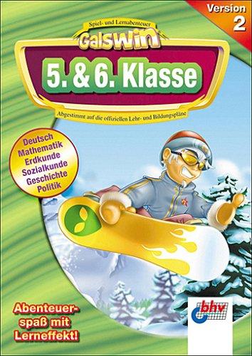 Galswin Version 2, CD-ROMs : 5. & 6. Klasse, 2 CD-ROMs Deutsch, Mathematik, Erdkunde, Sozialkunde, Geschichte, Politik. Für Windows 98/Me/XP. Abgestimmt auf d. offiziellen Lehr- u. Bildungspläne. Multilingual: Englisch, Deutsch, Spanisch, Französisch