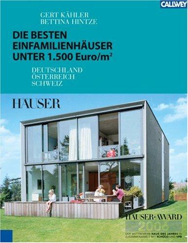 Die besten Einfamilienhäuser unter 1.500 Euro/m². Deutschland, Österreich, Schweiz