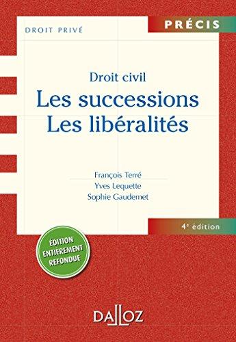 Droit civil : les successions, les libéralités