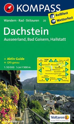 Dachstein - Ausseerland - Bad Goisern - Hallstatt: Wanderkarte mit Aktiv Guide, Skitouren und Radrouten. GPS-genau. 1:50000