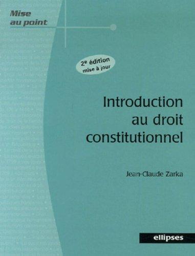 Introduction au droit constitutionnel