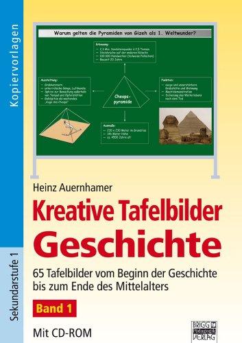 Kreative Tafelbilder Geschichte: 65 Tafelbilder vom Beginn der Geschichte bis zum Ende des Mittelalters