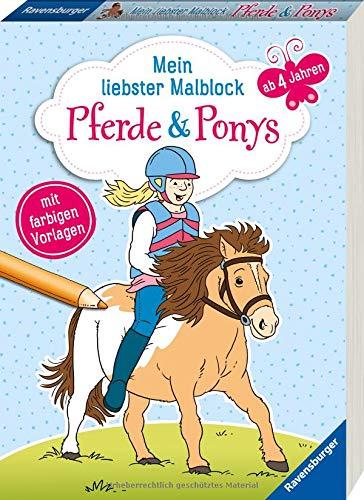 Mein liebster Malblock: Pferde & Ponys