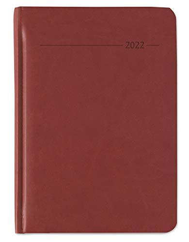 Wochen-Minitimer Tucson rot 2022 - Buch-Kalender A6 (11x15 cm) - 1 Woche 2 Seiten - 192 Seiten - Alpha Edition