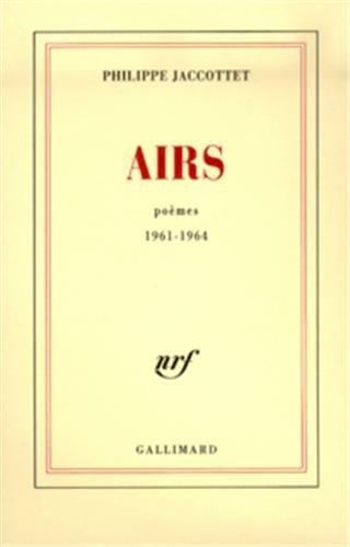 Airs : poèmes 1961-1964