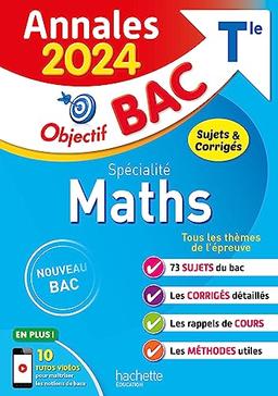 Spécialité maths terminale : annales 2024, sujets & corrigés : nouveau bac