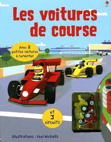 Les voitures de course : avec 2 petites voitures à remonter et 3 circuits