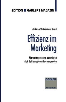 Effizienz im Marketing: Marketingprozesse optimieren statt Leistungspotentiale vergeuden (German Edition)