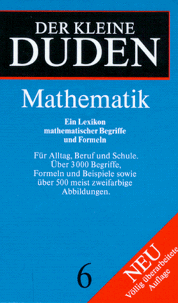 (Duden) Der kleine Duden, 6 Bde., Bd.6, Mathematik