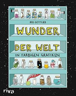 Wunder der Welt in farbigen Grafiken