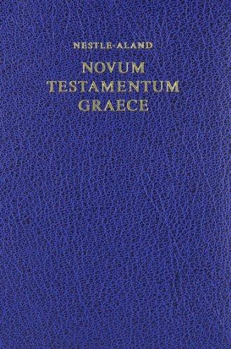 Bibelausgaben, Novum Testamentum Graece (Nr.5100) (Greek New Testaments)