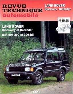 Revue technique automobile, n° 564.2. Land Rover Discovery-Defender 200/300 TDI