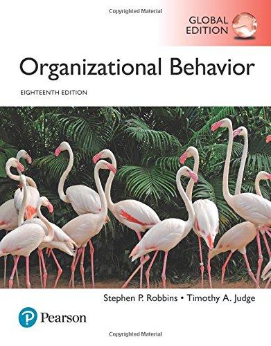 Organizational Behavior, Global Edition