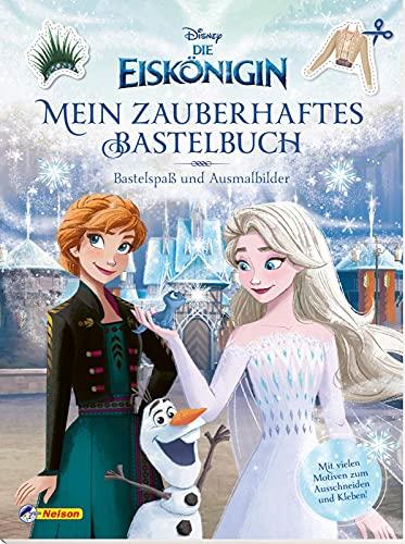 Disney Die Eiskönigin: Mein zauberhaftes Bastelbuch - Bastelspaß und Ausmalbilder!: Mit vielen Motiven zum Ausschneiden und Kleben! (Disney Eiskönigin)