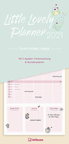 Little Lovely Planner 2021 Familienplaner - Familien-Timer - Termin-Planer - Kinder-Kalender - Familien-Kalender - 22x45