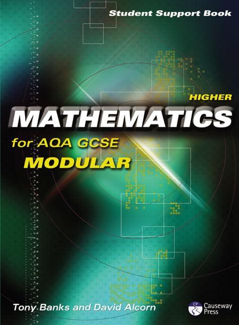 Causeway Press Higher Mathematics for AQA GCSE (Modular) - Student Support Book