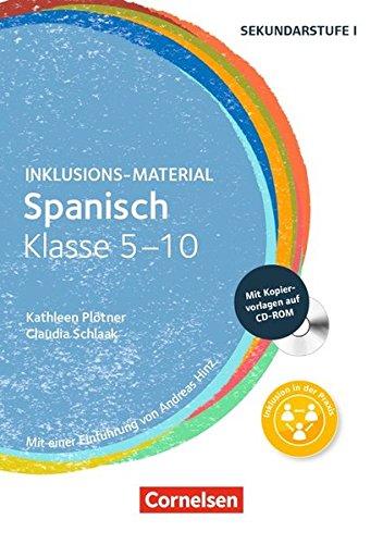 Inklusions-Material: Spanisch Klasse 5-10: Buch mit CD-ROM