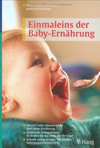 Einmaleins der Baby-Ernährung: Aktuell: Alles Wissenswerte über Baby-Ernährung. Zahlreiche Einkaufstipps: So finden Sie das Beste für Ihr Kind.Schnell und praktisch: Mit großer Nahrungsmittelübersicht