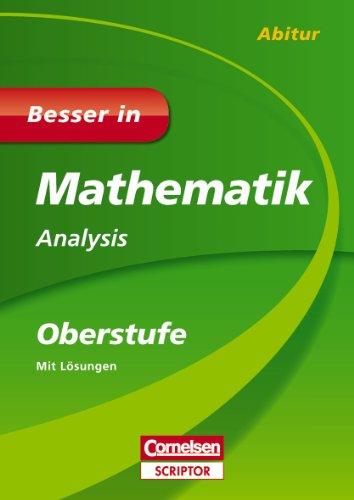 Besser in Mathematik - Analysis Oberstufe