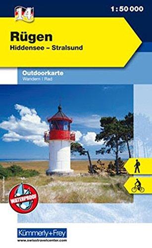 Outdoorkarte 08. Rügen 1 : 50.000: Hiddensee - Stralsund (Kümmerly+Frey Outdoorkarten Deutschland)