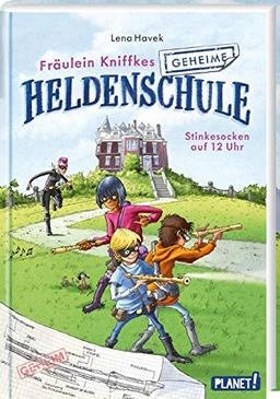 Stinkesocken auf 12 Uhr: | Superhelden-Geschichte ab 8 Jahren (1) (Fräulein Kniffkes geheime Heldenschule, Band 1)