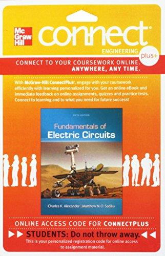 Connect 1-Semester Access Card for Fundamentals of Electric Circuits