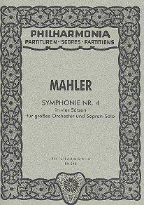Sinfonie G-Dur Nr.4 : für Sopran solo und orchester Studienpartitur