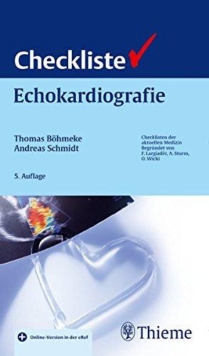 Checkliste Echokardiografie (Reihe, CHECKLISTEN MEDIZIN)