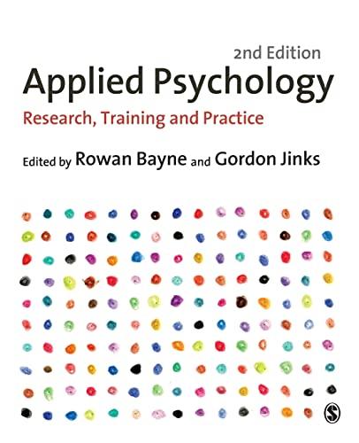 Applied Psychology: Research, Training And Practice