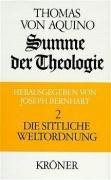 Summe der Theologie, 3 Bde., Bd.2, Die sittliche Weltordnung