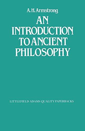 An Introduction to Ancient Philosophy (Littlefield, Adams Quality Paperback)