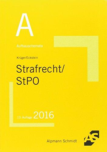 Aufbauschemata Strafrecht / StPO: Strafrecht: Inhaltsverzeichnis/§§-Register, Delikte des StGB, Besonderer Teil, StGB, Allgemeiner Teil. ... Hauptverhandlung, Rechtsmittelverfahren