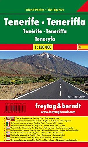 Freytag Berndt Autokarten, Teneriffa, Island Pocket + The Big Five, wasserfest - Maßstab 1:150 000