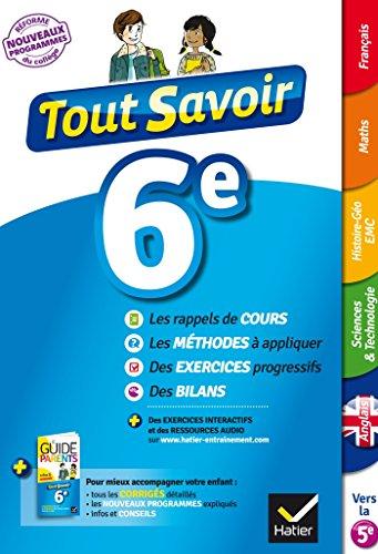 Tout savoir 6e