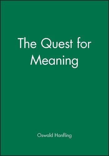 Quest for Meaning (Life & Death)