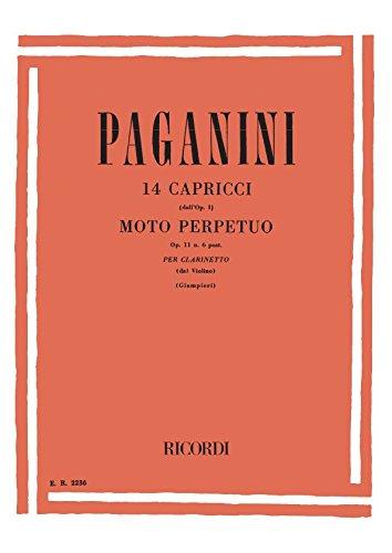 14 Capricci Dall'Op. 1 E 'Moto Perpetuo' Op.11