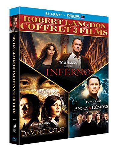 Coffret robert langdon 3 films : da vinci code ; anges et démons ; inferno [Blu-ray] [FR Import]