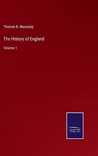 The History of England: Volume 1