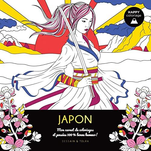 Japon : mon carnet de coloriages et pensées 100 % bonne humeur !