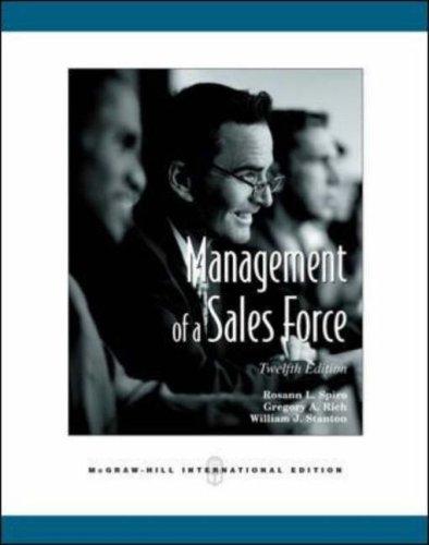 Management of a Sales Force