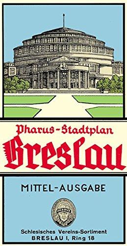 Pharus-Stadtplan Breslau 1941: Mittel-Ausgabe