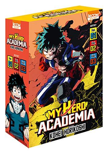 My hero academia : coffret volumes 1, 2 et 3