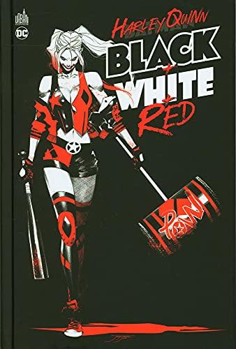 Harley Quinn black + white + red