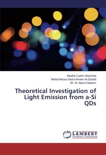 Theoretical Investigation of Light Emission from a-Si QDs