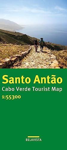 Santo Antão: Cabo Verde Tourist Map 1:55300